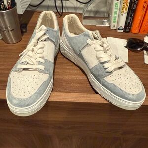 Men's Blue and White Sneakers